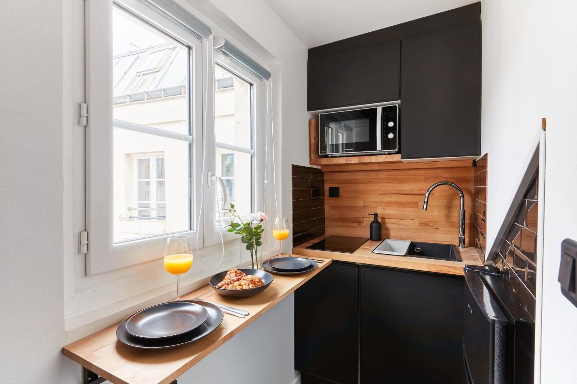 Central 1Br Room Space Paris Exterior foto